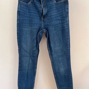 Old Navy Dark Blue High-Rise Jeans